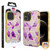 MyBat TUFF Kleer Hybrid Case for Apple iPhone 12 Pro Max (6.7) - Electroplated Purple Marble / Electroplating Gold