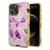 MyBat TUFF Kleer Hybrid Case for Apple iPhone 12 Pro Max (6.7) - Electroplated Purple Marble / Electroplating Gold