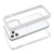 Airium Hybrid Case for Apple iPhone 12 Pro Max (6.7) - Highly Transparent Clear / Semi Transparent White