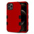 MyBat TUFF Hybrid Protector Cover [Military-Grade Certified] for Apple iPhone 12 Pro Max (6.7) - Titanium Red / Black