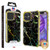 MyBat TUFF Kleer Hybrid Case for Apple iPhone 12 mini (5.4) - Black Marbling / Electroplating Gold