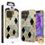 MyBat TUFF Kleer Hybrid Case for Apple iPhone 12 mini (5.4) - Electroplated Blue Marble / Electroplating Gold