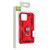Airium Anti-Drop Hybrid Protector Case (with Ring Stand) for Apple iPhone 12 mini (5.4) - Red / Black