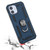 Airium Anti-Drop Hybrid Protector Case (with Ring Stand) for Apple iPhone 12 mini (5.4) - Ink Blue / Black