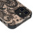 MyBat TUFF Hybrid Protector Cover [Military-Grade Certified] for Apple iPhone 12 mini (5.4) - Phoenix Flower (2D Rose Gold) / Black