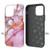 MyBat Fuse Hybrid Protector Cover for Apple iPhone 12 mini (5.4) - Purple Marbling / Black