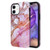 MyBat Fuse Hybrid Protector Cover for Apple iPhone 12 mini (5.4) - Purple Marbling / Black