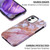 MyBat Fuse Hybrid Protector Cover for Apple iPhone 12 mini (5.4) - Purple Marbling / Black