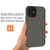 MyBat Fuse Hybrid Protector Cover for Apple iPhone 12 mini (5.4) - Rubberized Gunmetal Gray / Black