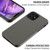 MyBat Fuse Hybrid Protector Cover for Apple iPhone 12 mini (5.4) - Rubberized Gunmetal Gray / Black