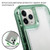 Airium Hybrid Protector Cover for Apple iPhone 11 Pro - Transparent Green / Transparent Clear