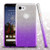 Asmyna Gradient Glitter Hybrid Protector Cover for Google Pixel 3a XL - Purple
