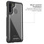 MyBat Pro Lux Series Hybrid Case (Tempered Glass Screen Protector) for Samsung Galaxy A21 - Black / Transparent Clear
