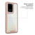 MyBat Pro Lux Series Hybrid Case for Samsung Galaxy S20 Ultra (6.9) - Rose Gold / Transparent Clear