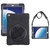 MyBat Rotatable Stand Protector Cover (with Wristband) for Apple iPad Air 2 (A1566,A1567) - Black / Black