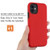 MyBat Fuse Hybrid Protector Cover for Apple iPhone 11 - Rubberized Red / Black