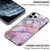 MyBat Fuse Hybrid Protector Cover for Apple iPhone 11 Pro - Purple Marbling / Iron Gray