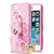 MyBat Full Glitter TUFF Hybrid Protector Cover for Apple iPhone 5s/5 - Butterfly Flowers (Pink) Diamante