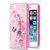 MyBat Full Glitter TUFF Hybrid Protector Cover for Apple iPhone 5s/5 - Butterfly Flowers (Pink) Diamante