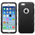 MyBat TUFF Hybrid Protector Cover [Military-Grade Certified] for Apple iPhone 6s/6 - Rubberized Black / Black