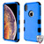 MyBat TUFF Hybrid Protector Cover [Military-Grade Certified] for Apple iPhone XS Max - Natural Dark Blue / Black