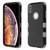 MyBat TUFF Hybrid Protector Cover [Military-Grade Certified] for Apple iPhone XS Max - Natural Black / Iron Gray