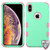 MyBat TUFF Hybrid Protector Cover [Military-Grade Certified] for Apple iPhone XS Max - Mint / Soft Pink