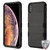MyBat TUFF Hybrid Protector Cover [Military-Grade Certified] for Apple iPhone XS Max - Black Brushed / Black