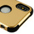 MyBat TUFF Hybrid Protector Cover [Military-Grade Certified] for Apple iPhone XS/X - Gold / Black