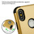 MyBat TUFF Hybrid Protector Cover [Military-Grade Certified] for Apple iPhone XS/X - Gold / Black