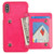 MyBat Flip Wallet Executive Protector Cover (PC Case with Snap Fasteners) for Apple iPhone XS/X - Hot Pink