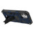 Asmyna Sturdy Hybrid Protector Cover (with Stand) for Apple iPhone 12 mini (5.4) - Ink Blue / Black