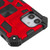 Asmyna Sturdy Hybrid Protector Cover (with Stand) for Apple iPhone 12 mini (5.4) - Red / Black