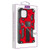 Asmyna Sturdy Hybrid Protector Cover (with Stand) for Apple iPhone 12 mini (5.4) - Red / Black