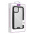 Asmyna Hybrid Case for Apple iPhone 12 mini (5.4) - Transparent Clear Carbon Fiber Texture / Black