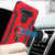 Asmyna Hybrid Protector Cover (with Ring Stand) for Lg K51 - Red / Black