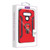 Asmyna Hybrid Protector Cover (with Ring Stand) for Lg K51 - Red / Black