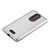Asmyna Brushed Hybrid Protector Cover (with Carbon Fiber Accent) for Coolpad C3701A (Revvl Plus) - Silver / Black