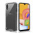 Asmyna Sturdy Gummy Cover for Samsung Galaxy A01 - Highly Transparent Clear / Transparent Clear