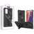 Asmyna Sturdy Hybrid Protector Cover (with Stand) for Samsung Galaxy Note 20 - Black / Black