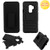 Asmyna Advanced Armor Stand Protector Cover Combo (with Black Holster) for Samsung Galaxy S9 Plus - Black / Black
