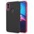 MyBat Fuse Hybrid Protector Cover for Motorola Moto E (2020) - Rubberized Black / Metallic Red