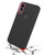 MyBat Fuse Hybrid Protector Cover for Motorola Moto E (2020) - Rubberized Black / Metallic Red