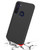 MyBat Fuse Hybrid Protector Cover for Motorola Moto G Stylus - Rubberized Black / Black