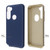 MyBat Fuse Hybrid Protector Cover for Motorola Moto G Stylus - Rubberized Ink Blue / Metallic Gold