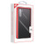 MyBat Frost Hybrid Protector Cover for Samsung Galaxy Note 10 (6.3) - Semi Transparent Smoke Frosted / Rubberized Red