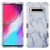 MyBat TUFF Hybrid Protector Cover [Military-Grade Certified] for Samsung Galaxy S10 5G - White Marbling / Iron Gray