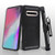 MyBat 3-in-1 Kinetic Hybrid Protector Cover Combo (with Black Holster)(with Full-coverage Screen Protector) for Samsung Galaxy S10 5G - Black / Black