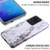 MyBat Fuse Hybrid Protector Cover for Samsung Galaxy S20 Ultra (6.9) - White Marbling / Iron Gray