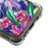 MyBat TUFF Quicksand Glitter Lite Hybrid Protector Cover for Samsung Galaxy S9 - Watercolor Hibiscus / Silver